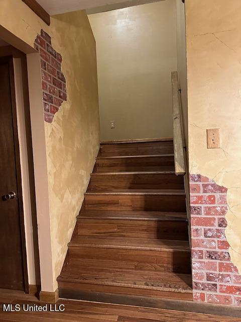 view of stairs