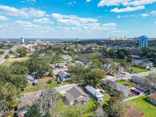 bird's eye view featuring a city view