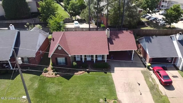 713 Hawthorn Green Dr, Ridgeland, MS 39157 - aerial view of property and surrounding area