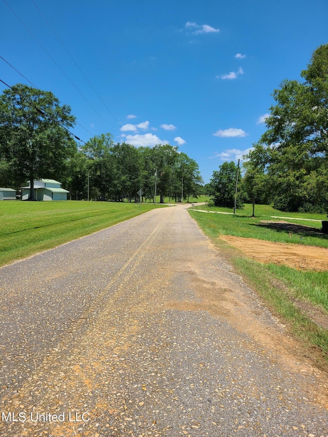 view of road