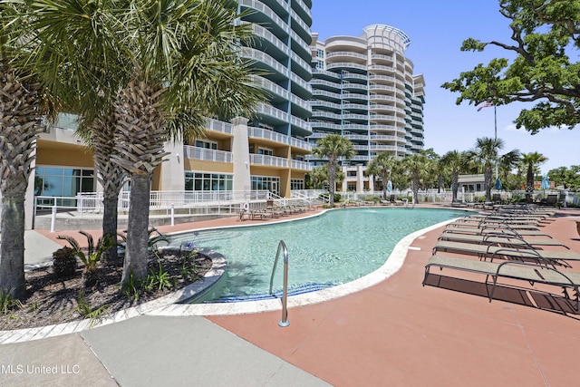 2228 Beach Dr Unit 907, Gulfport, MS 39507 - community pool featuring a patio area