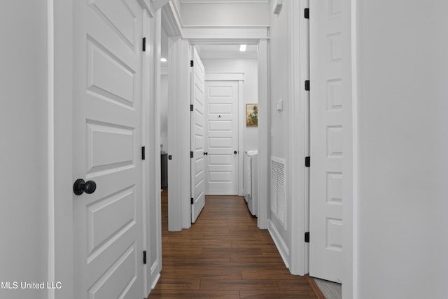 122 Aiken Rd, Waveland, MS 39576 - hall with dark wood-style floors