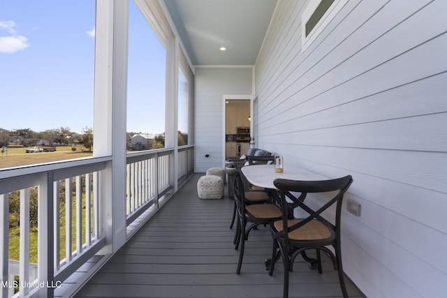 122 Aiken Rd, Waveland, MS 39576 - view of deck