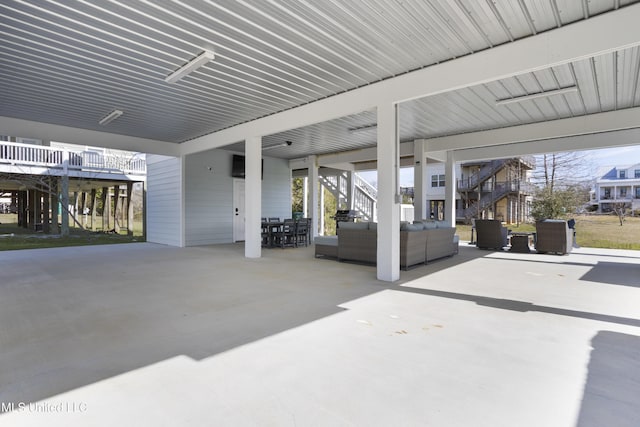 122 Aiken Rd, Waveland, MS 39576 - view of patio / terrace featuring stairway and an outdoor hangout area