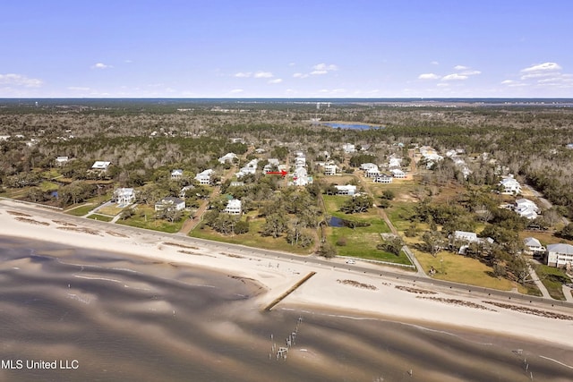 122 Aiken Rd, Waveland, MS 39576 - birds eye view of property featuring a water view