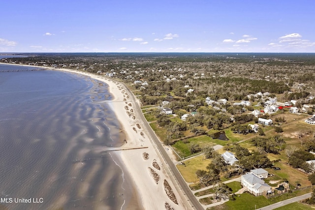 122 Aiken Rd, Waveland, MS 39576 - bird's eye view featuring a water view