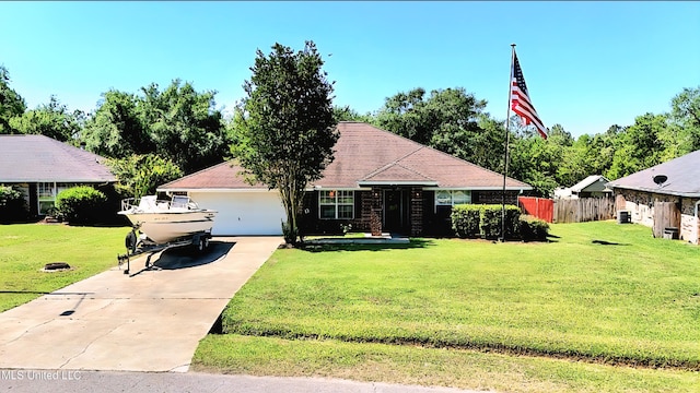 11295 Peyton Dr, Gulfport, MS 39503 - view of front facade with driveway and a garage