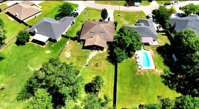 11295 Peyton Dr, Gulfport, MS 39503 - aerial view of residential area featuring a pool