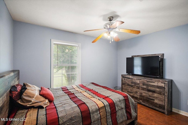 900 Redwood Cv, Byram, MS 39272 - bedroom with wood finished floors and ceiling fan