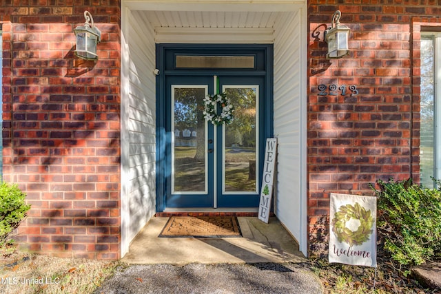 view of entrance to property