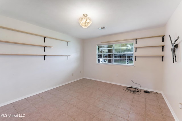 4 Briarwood Cir, Long Beach, MS 39560 - spare room with a chandelier and baseboards
