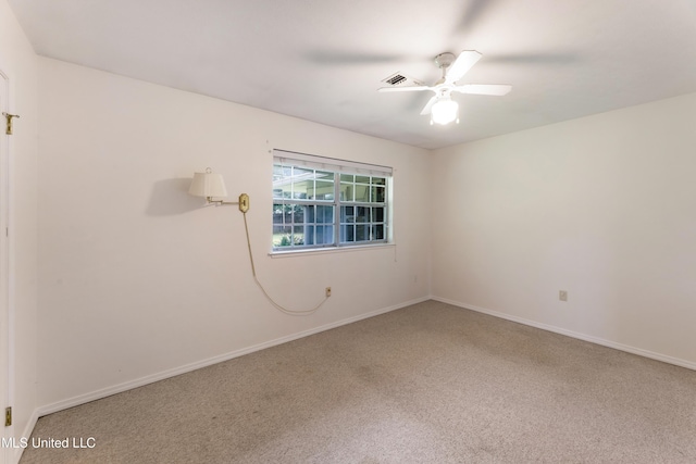 4 Briarwood Cir, Long Beach, MS 39560 - carpeted empty room with ceiling fan and baseboards
