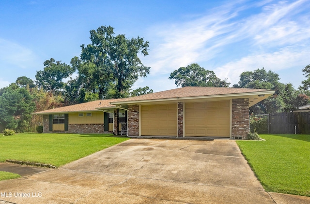 4 Briarwood Cir, Long Beach, MS 39560 - ranch-style home with driveway, brick siding, and a garage