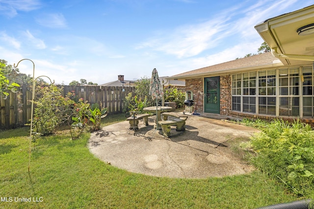4 Briarwood Cir, Long Beach, MS 39560 - view of patio