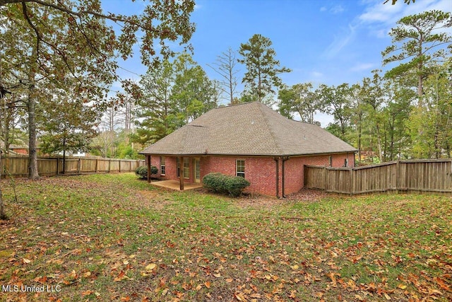 exterior space with a patio area