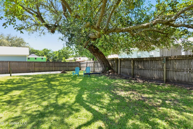 view of yard