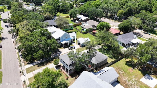aerial perspective of suburban area