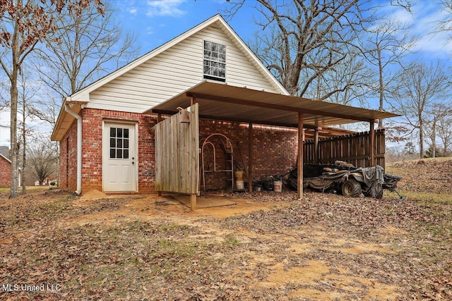 view of outbuilding with an outdoor structure