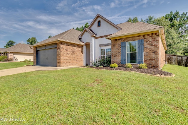 513 Willow Valley Cir, Brandon, MS 39047 - view of front of property featuring brick siding, an attached garage, driveway, and a shingled roof