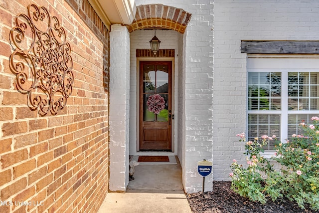 513 Willow Valley Cir, Brandon, MS 39047 - property entrance with brick siding