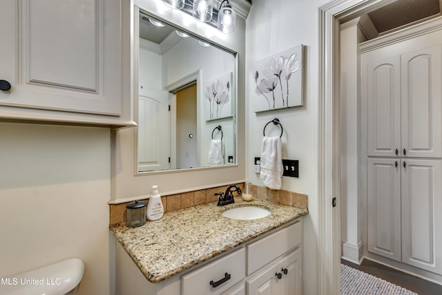 513 Willow Valley Cir, Brandon, MS 39047 - bathroom featuring vanity and toilet