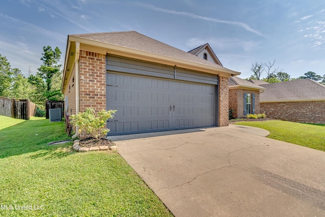 513 Willow Valley Cir, Brandon, MS 39047 - view of front of home with brick siding, driveway, a garage, and a shingled roof