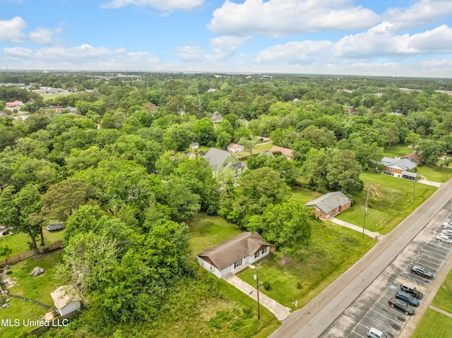 2713 Brazil St, Pascagoula, MS 39581 - drone / aerial view featuring a view of trees