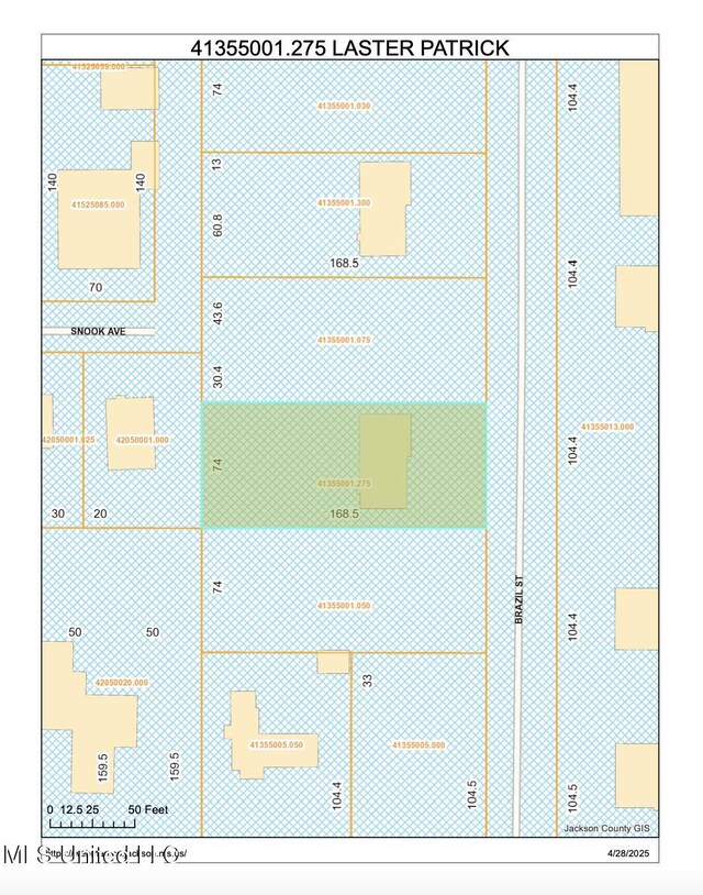 2713 Brazil St, Pascagoula, MS 39581 - map