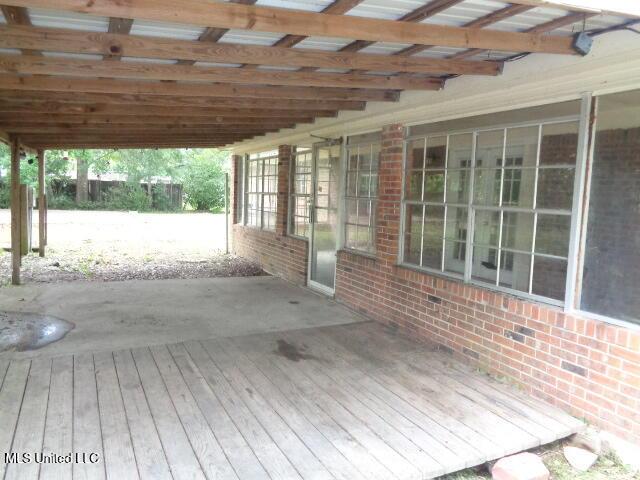 6301 Pioneer Trl, Moss Point, MS 39562 - view of wooden terrace