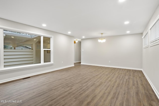 interior space with wood-type flooring