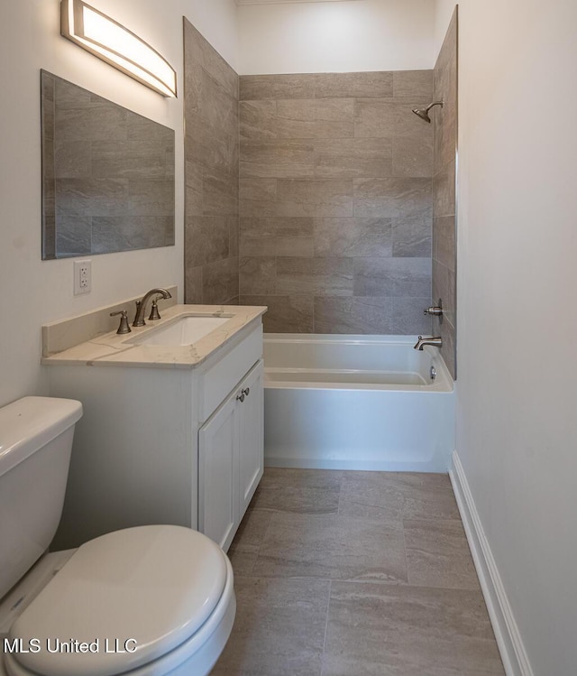 433 Main St, Natchez, MS 39120 - full bathroom featuring vanity and shower / tub combination