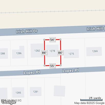 1278 Lopez Pl, Biloxi, MS 39530 - map / location of property area