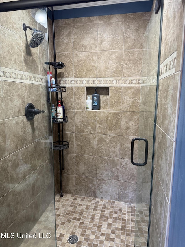 8528 E Cedar Cir, Southaven, MS 38671 - bathroom featuring a shower stall