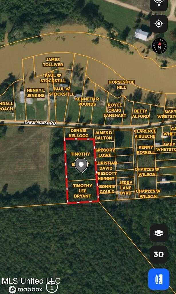 5792 Lake Mary Rd, Woodville MS, 39669 land for sale