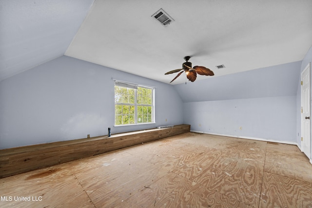 224 Clarence Ave, Pass Christian, MS 39571 - bonus room featuring lofted ceiling and ceiling fan