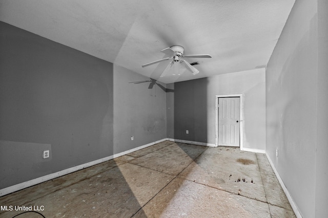224 Clarence Ave, Pass Christian, MS 39571 - empty room featuring baseboards and ceiling fan