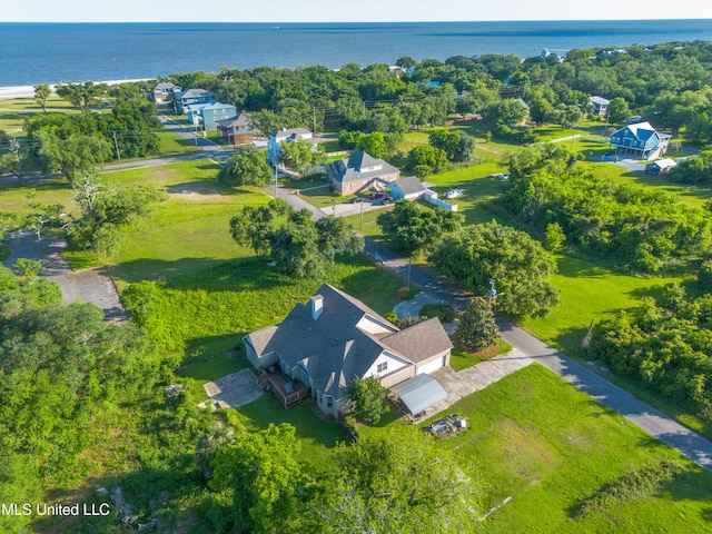 224 Clarence Ave, Pass Christian, MS 39571 - drone / aerial view of a large body of water