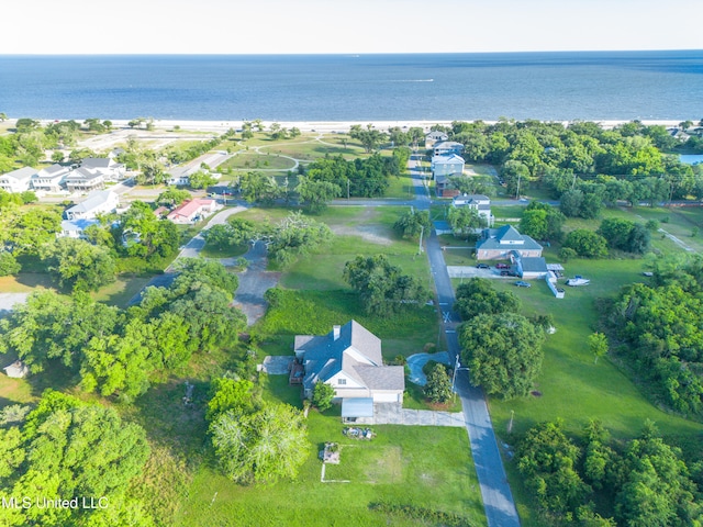 224 Clarence Ave, Pass Christian, MS 39571 - aerial view of property's location with a large body of water and nearby suburban area