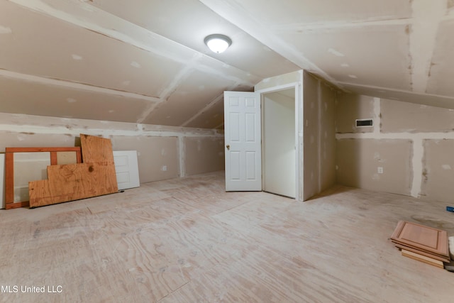 2508 Orrell Dr, Gautier, MS 39553 - additional living space featuring vaulted ceiling