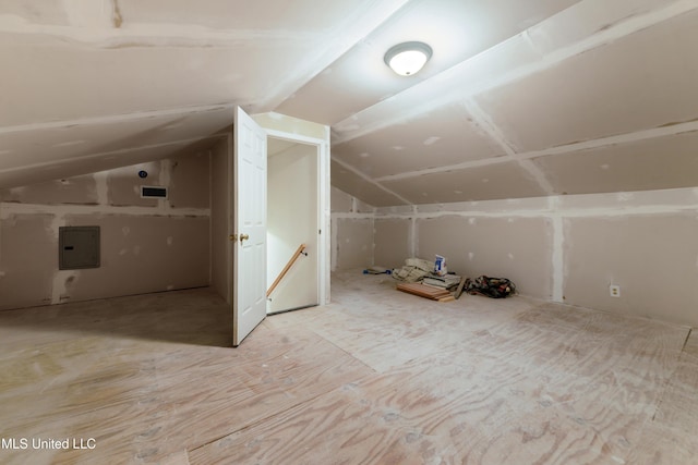 2508 Orrell Dr, Gautier, MS 39553 - additional living space with electric panel and lofted ceiling