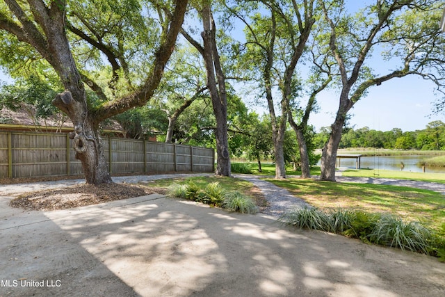 2508 Orrell Dr, Gautier, MS 39553 - view of yard with a water view