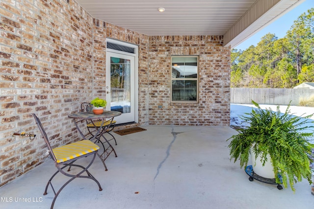 view of patio / terrace