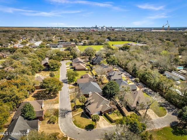 birds eye view of property featuring a residential view