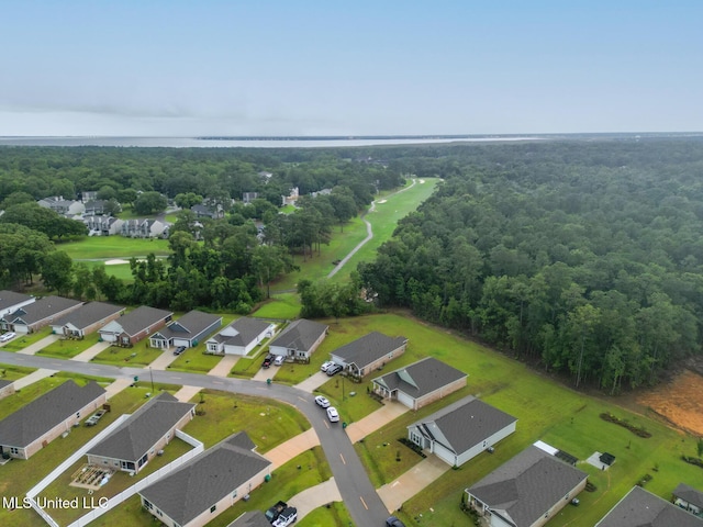 87139 Highpoint Dr, Diamondhead, MS 39525 - aerial view of property and surrounding area with nearby suburban area