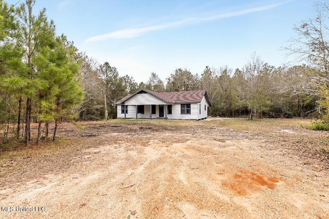 view of ranch-style house