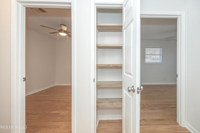 closet with visible vents