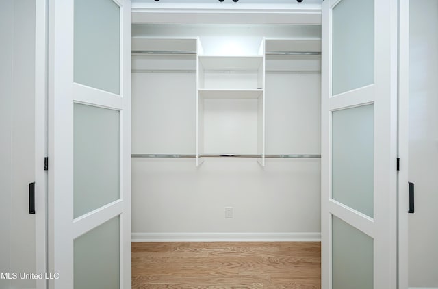 view of closet