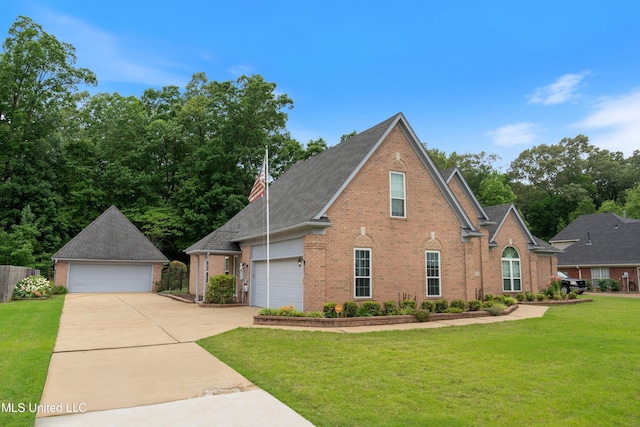 6375 Darren Dr, Olive Branch, MS 38654 - traditional home with brick siding and a front yard