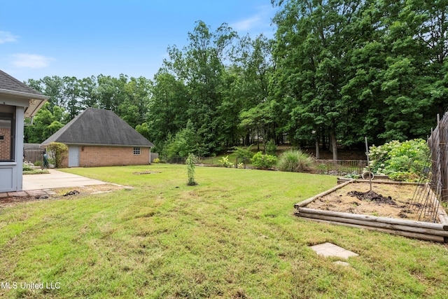 6375 Darren Dr, Olive Branch, MS 38654 - view of yard with a garden and a patio