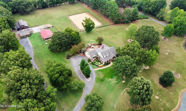 aerial view